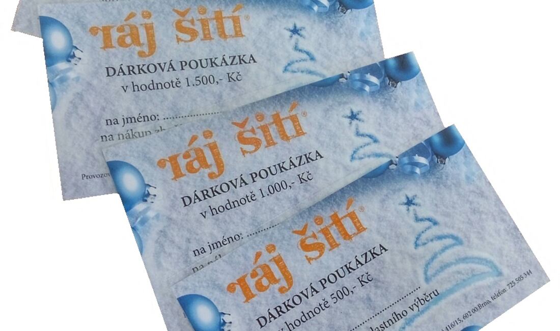 DARČEKOVÉ POUKÁŽKY - alebo ak neviete, čo kúpiť...