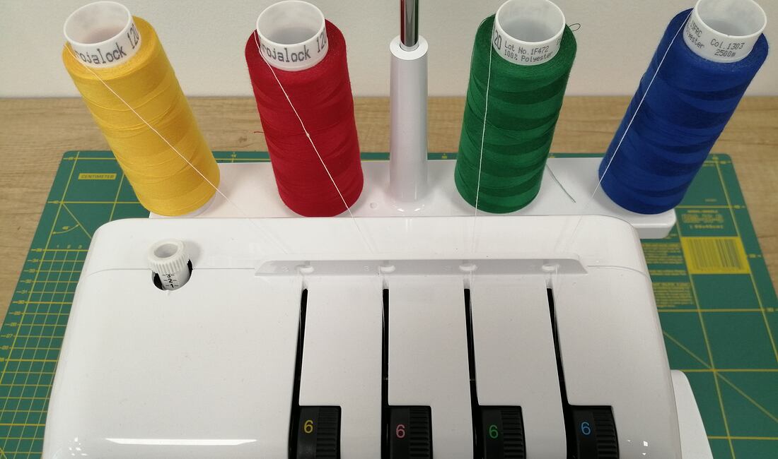 Návod - Ako jednoducho prezliecť overlock alebo coverlock