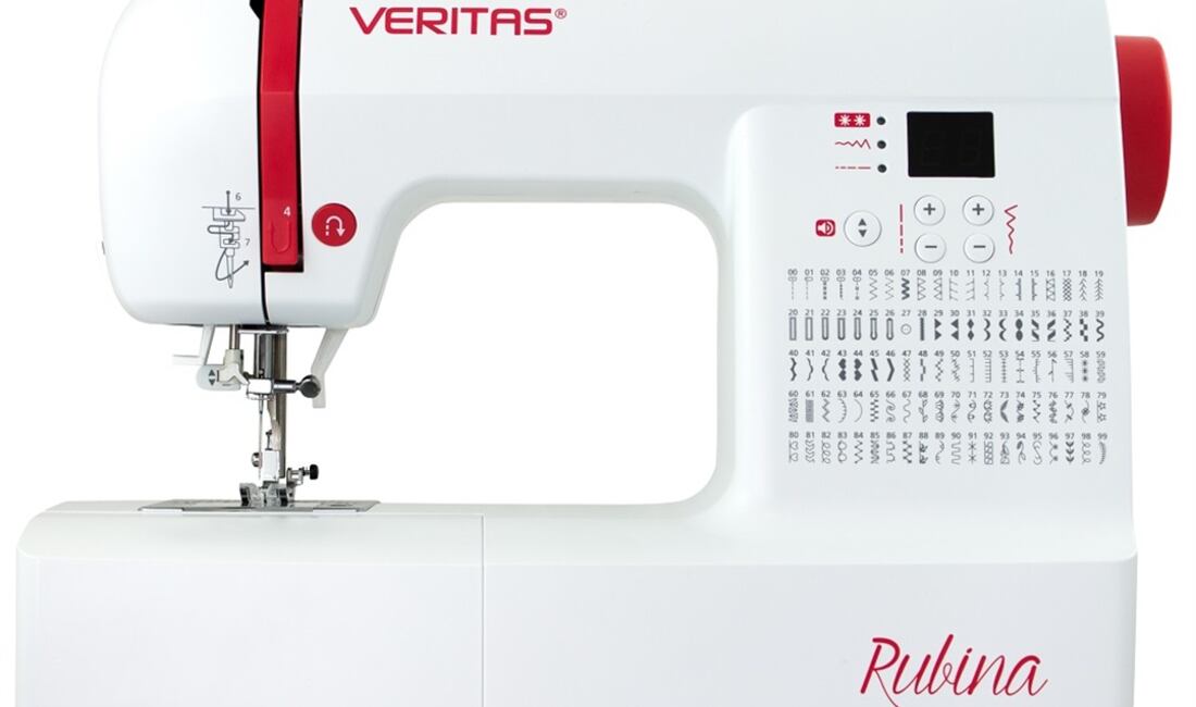 Novodobá história - šijací stroj Veritas Rubina