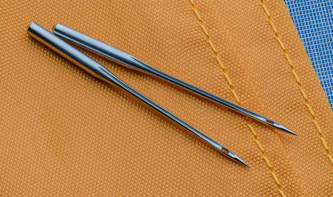 Ihla pre šijací stroj a jej časti