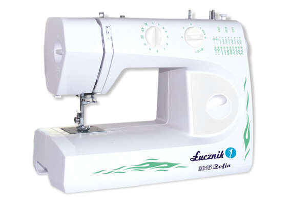 Šijací stroj Lucznik 2015 Zofia nielen na šitie úpletov
