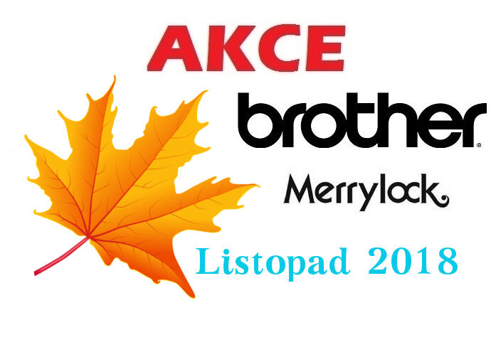 November 2018 - jesenná ponuka Brother, Merrylock