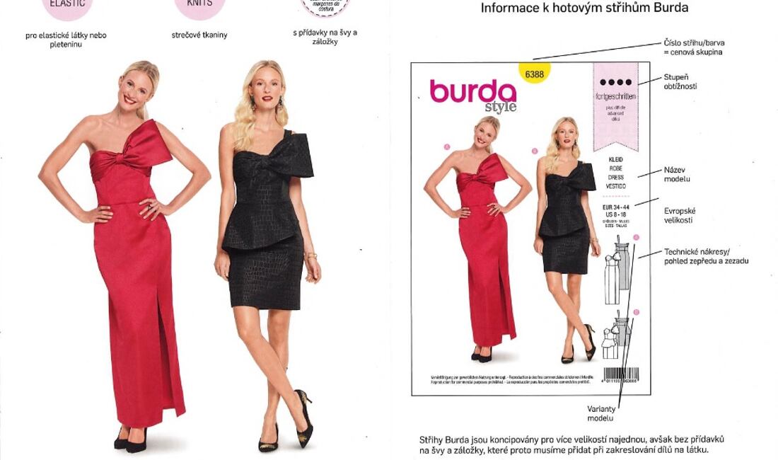 Nová kompletná kolekcia strihov Burda