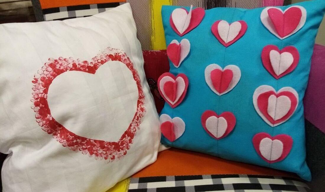 Ušite si: Valentínsky vankúšik