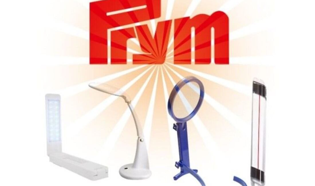 Lepší prehľad pri ručných prácach - lampy a lupiny PRYM