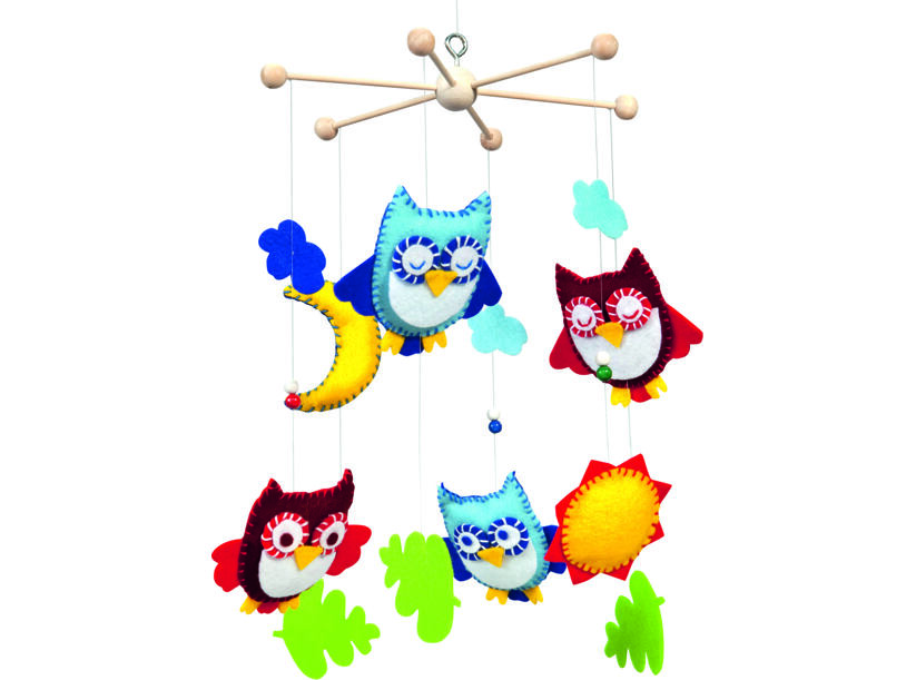 Závesný kolotoč - malej sovy