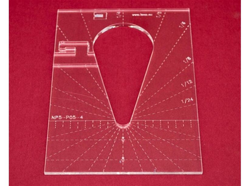 Quiltovacie pravítko kvapka NP5-P05-4 - 4 palcové