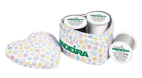 Romantická sada nití Madeira Aerofil 3x100m