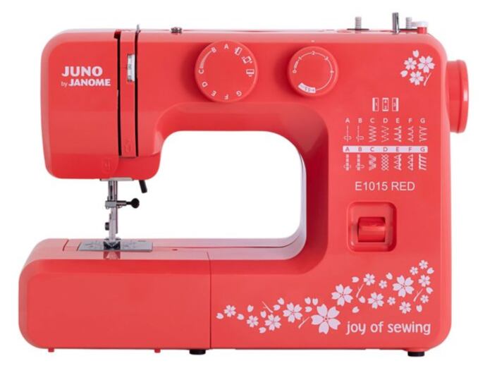 Šijací stroj Janome JUNO E1015 RED