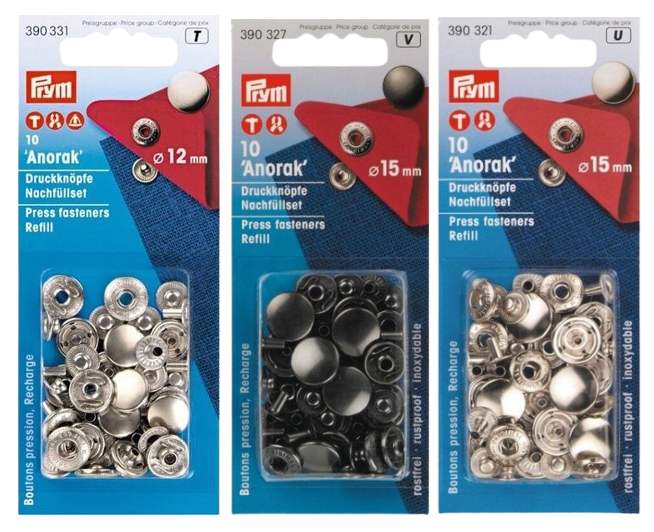 Gombík stláčací ANORAK - PRYM