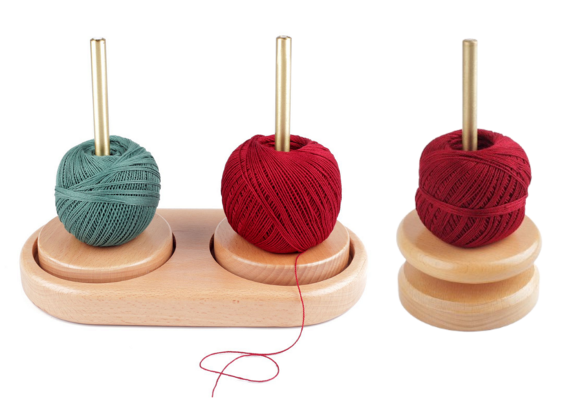 Drevený odvíjač priadze