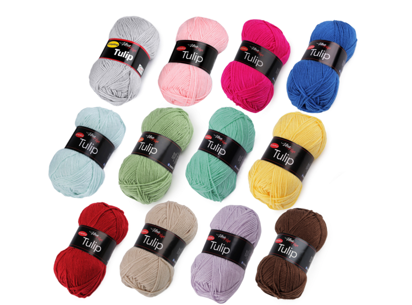 Pletacia priadza Tulip (100g)