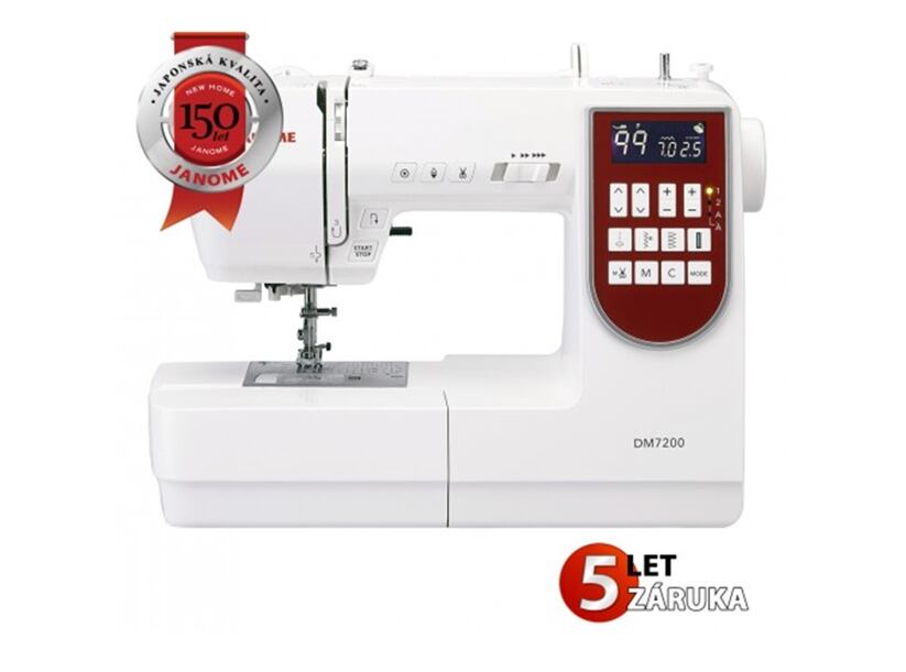 Šijací stroj Janome DM 7200 + stolík