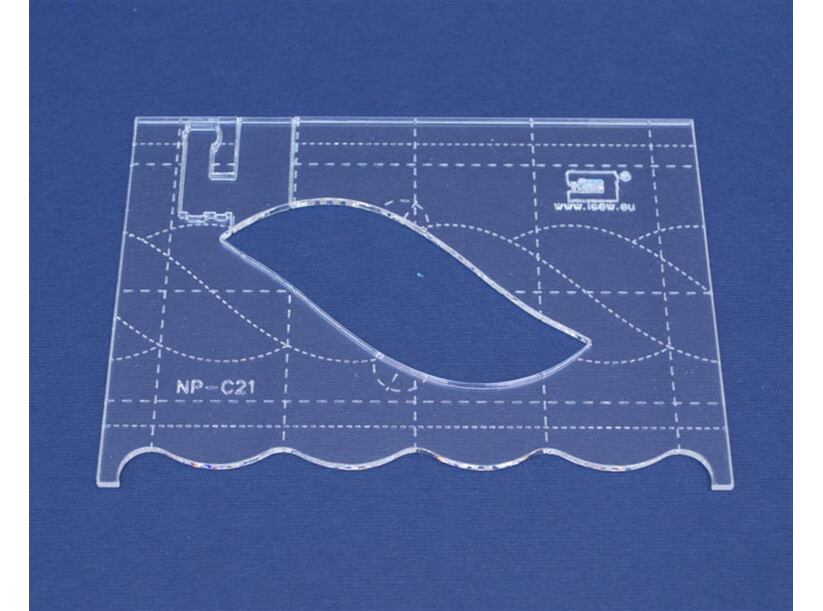 Quiltovacie pravítko bordúra vrkoč NP-C21