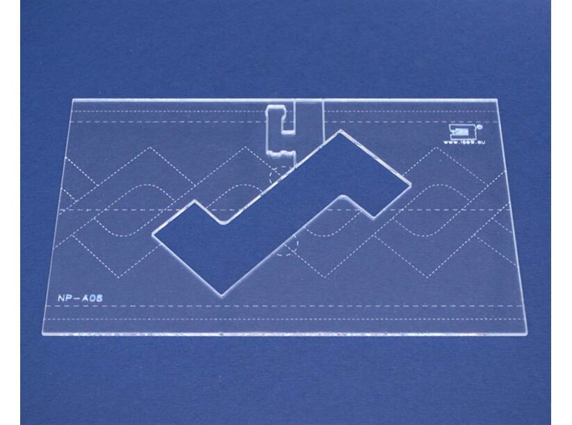 Quiltovacie pravítko bordúra uzly NP-A08