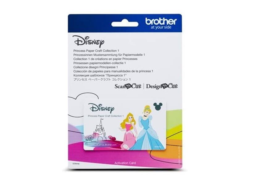 Karta so vzormi DISNEY - princeznej 1 - rezací ploter Brother