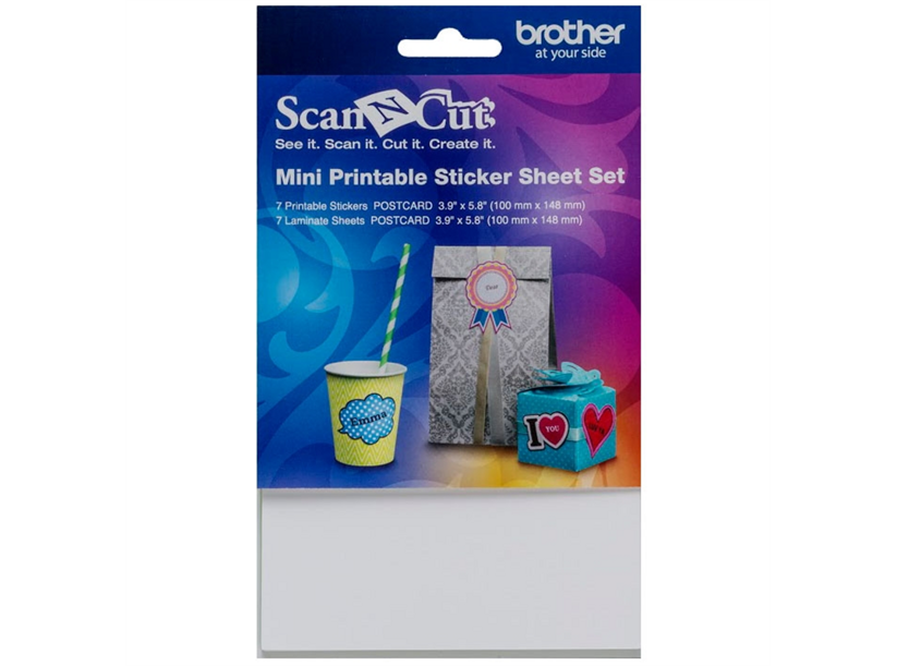 Mini samolepky na vytlačenie - pre ploter Brother