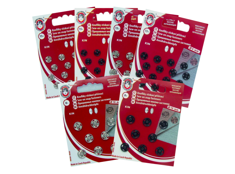 Našívacie patentky KIN