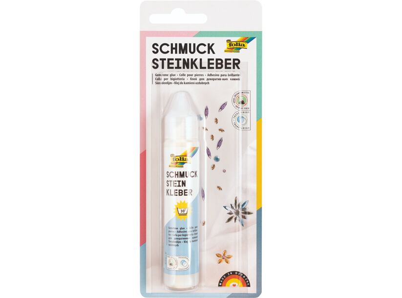 Lepidlo na ozdobné kamienky priehľadné - v tube (30g)