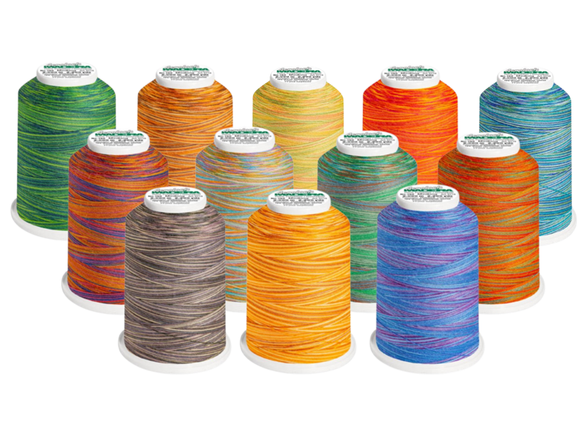 Overlockové nite PES Madeira Aerolock 125 (1200m) - melírované