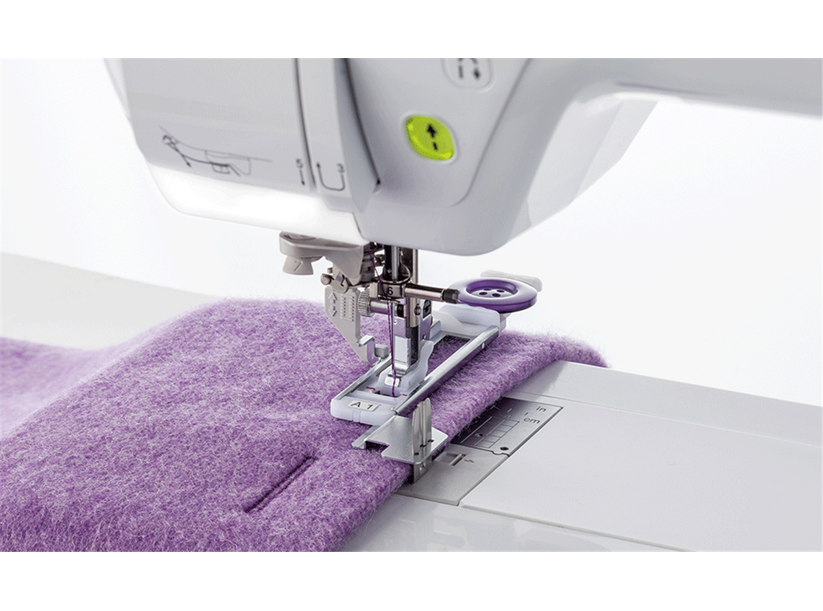 F083 Pätka na šitie gombíkovej dierky so stabilizačnou doštičkou pre stroje radu V - Brother