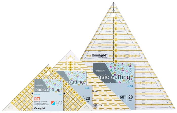 Patchworkové pravítko trojuholník - Omnigrid - PRYM