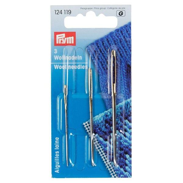 Ihly ručné na vlnu - kovové 3ks - PRYM
