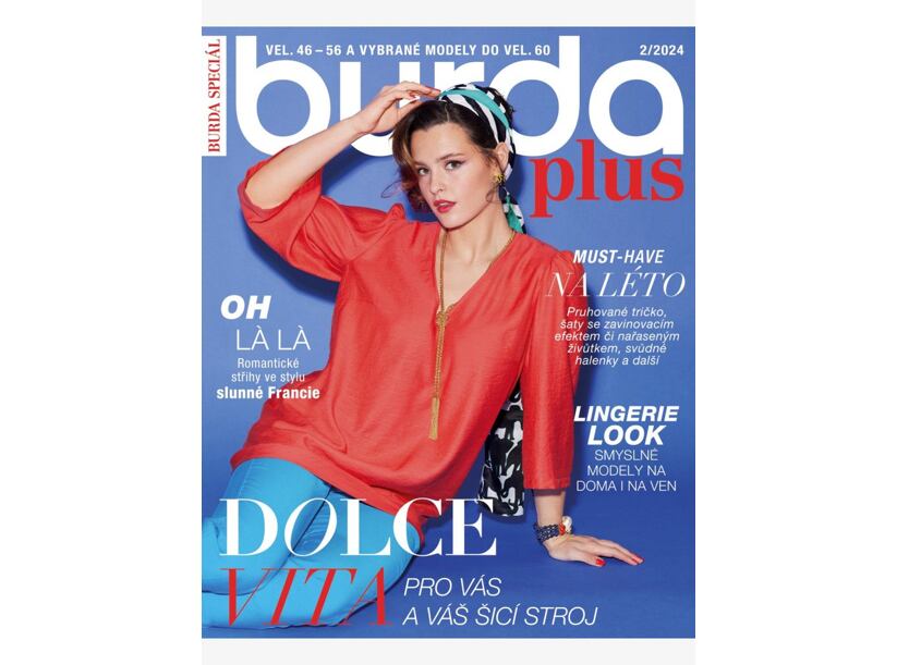 Burda Plus - móda pro plnoštíhlé - léto 2/2024