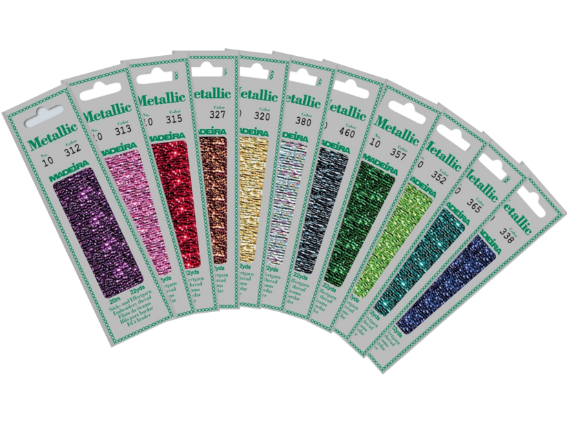 Vyšívacia priadza Madeira Metallic Perlé 10 (20m)