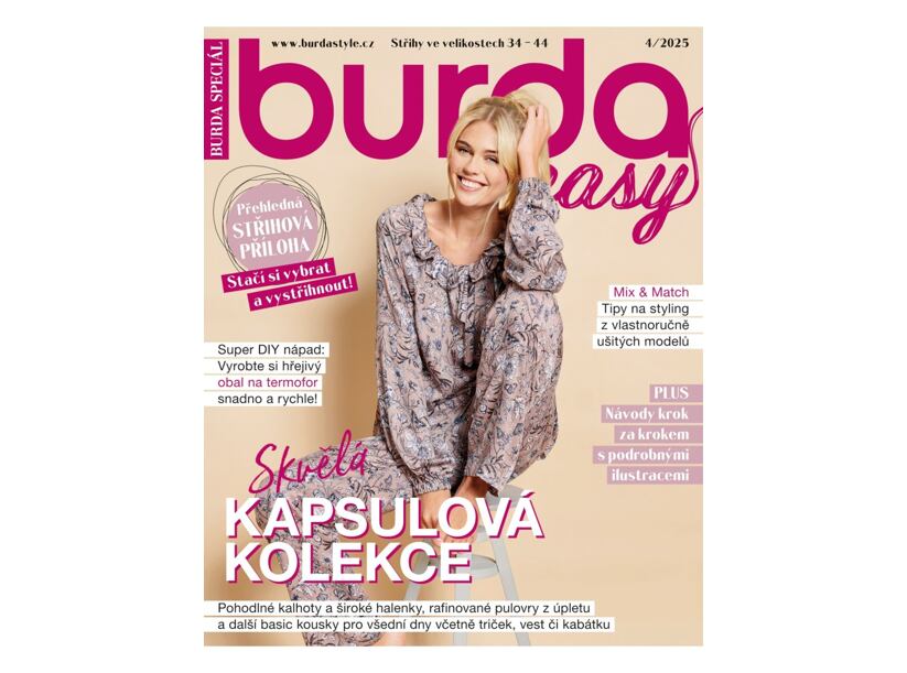 Burda Easy speciál 4/2025 - jednoduché střihy