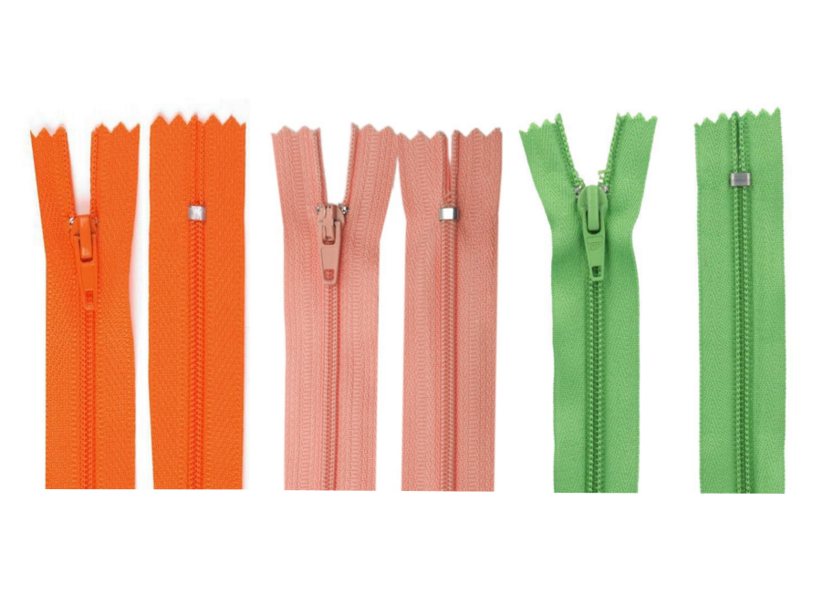 Zips plastový špirálový nedeliteľný 4mm dĺžka 55 cm