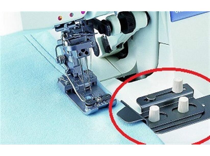 Vodítko pre lemovanie bielizňovým stehom - overlocky Juki MO - 735