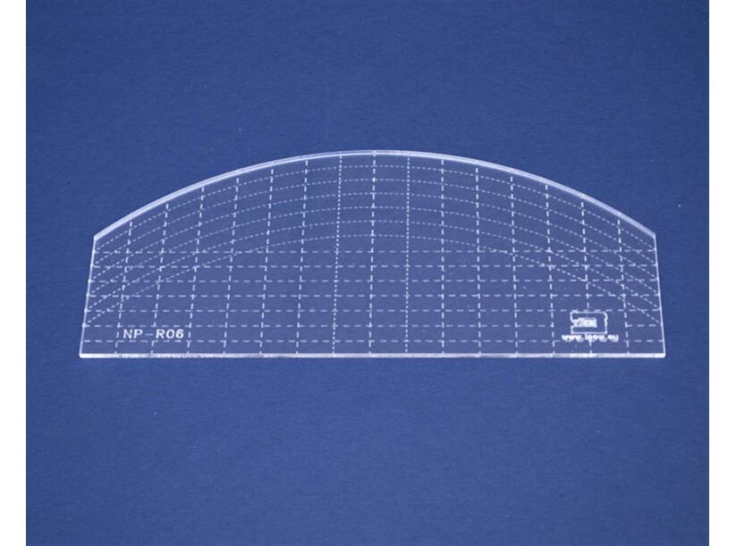 Quiltovacie pravítko oblúk NP-R06