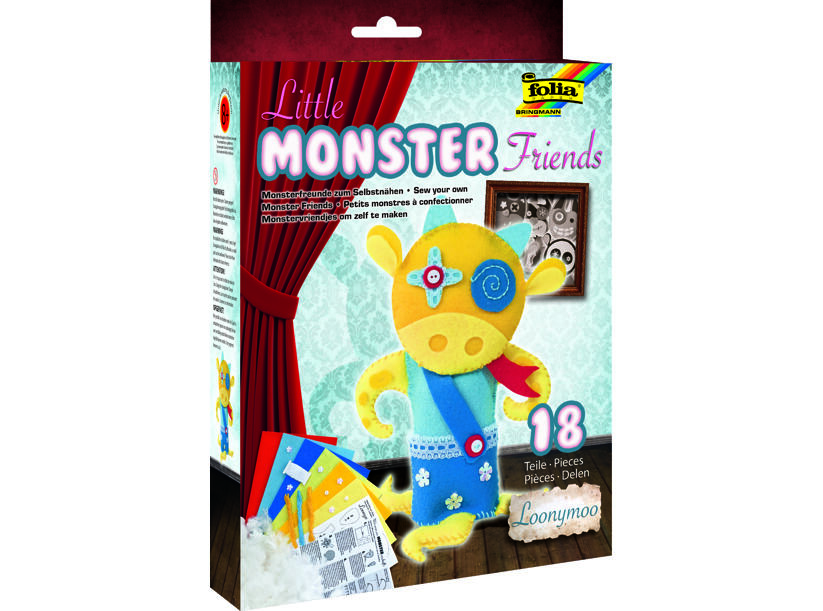 Filcová postavička Loonymoo - Little Monster Friends