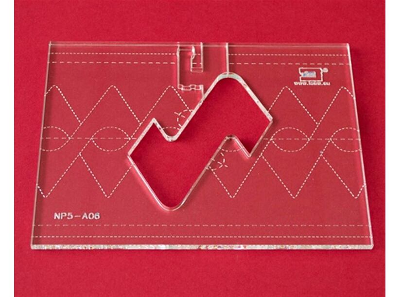 Quiltovacie pravítko bordúra uzly NP5-A06