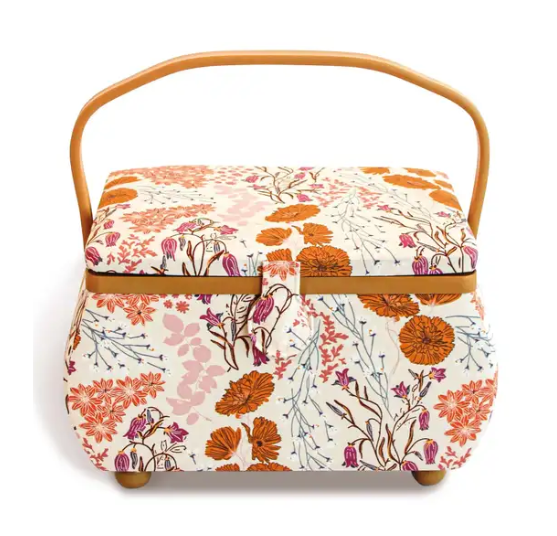 Kazeta - košík na šitie - Bluebells, vel. L - PRIM