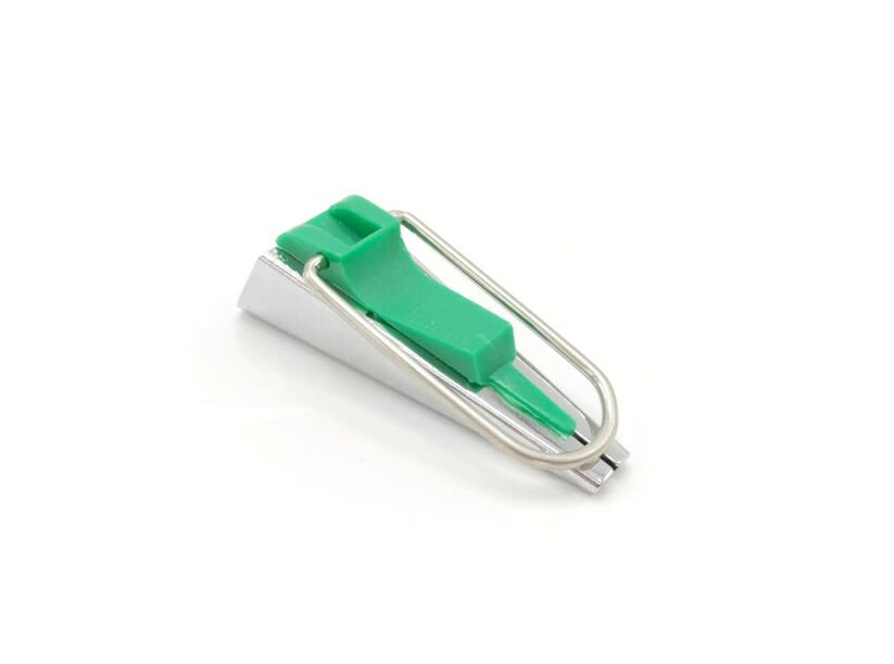 Zakladač šikmých prúžkov 6mm - zelený