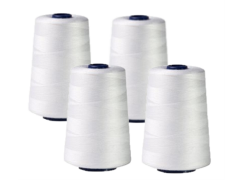 Sada nití PES OVERLOCK TOXO - biela (4x5000Y)