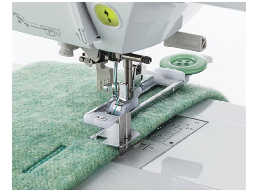 F084 Pätka na šitie gombíkovej dierky so stabilizačnou doštičkou - Brother