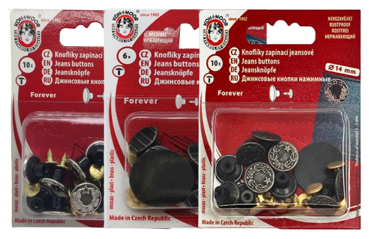 Gombík riflový FOREVER veľ. 5 (14mm)