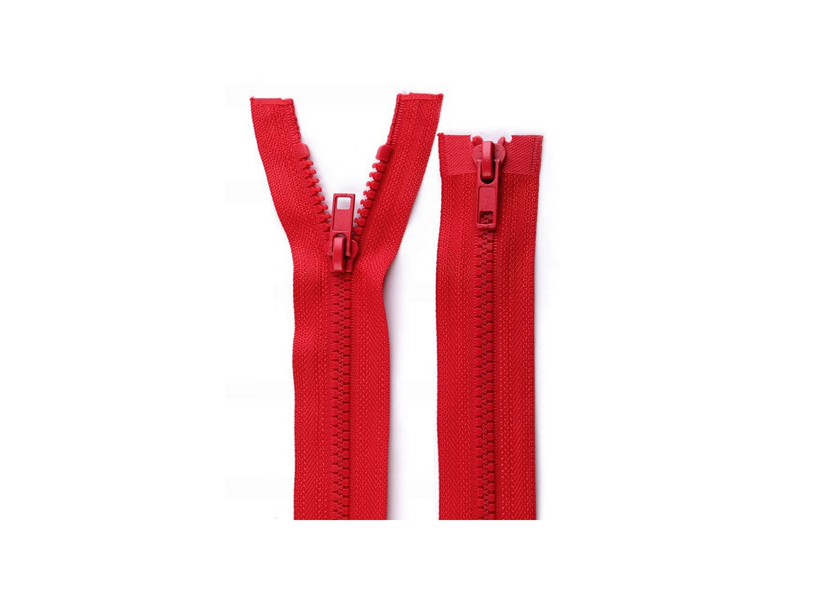 Zips kostený deliteľný 6mm dĺžka 75 a 80 cm - dvojcestný