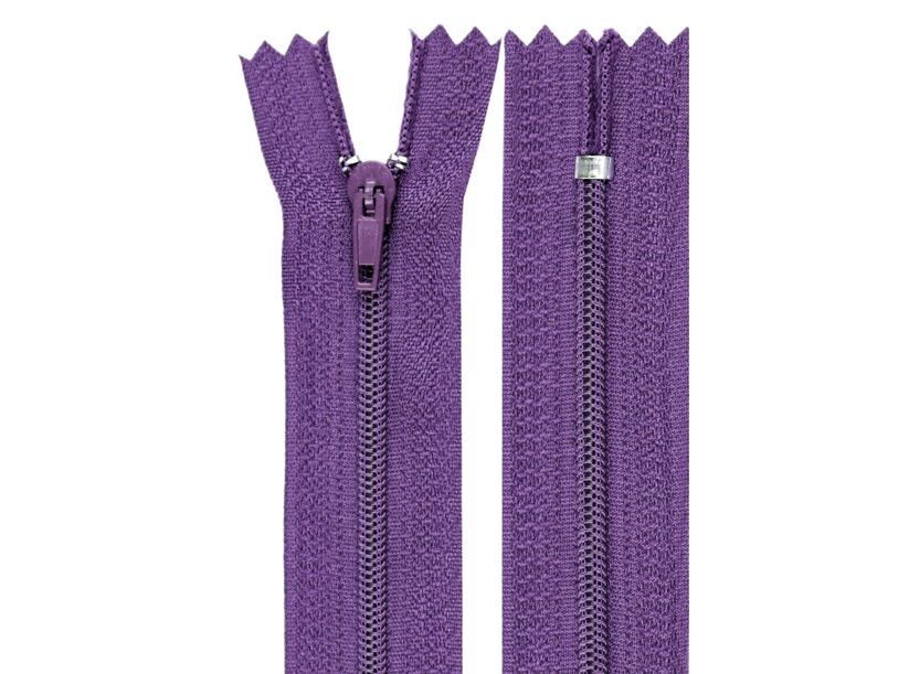 Zips plastový špirálový nedeliteľný 4mm dĺžka 60 cm