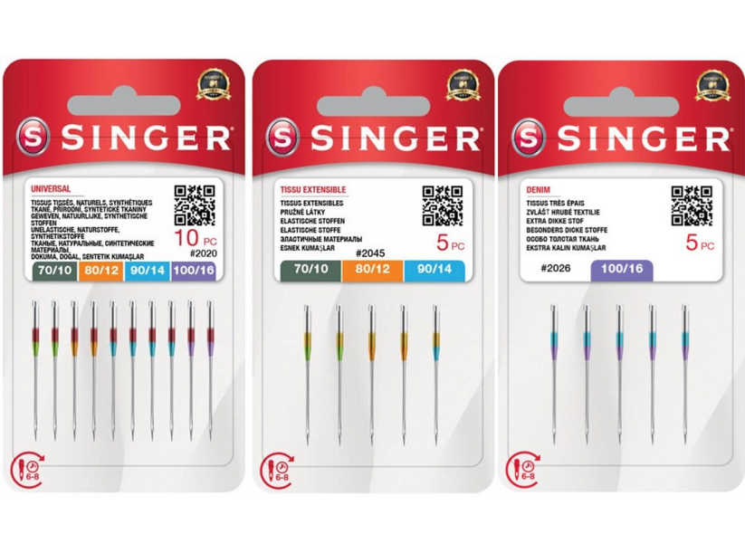 Set ihiel Singer (univerzal 2020, stretch 2045, jeans 2026)