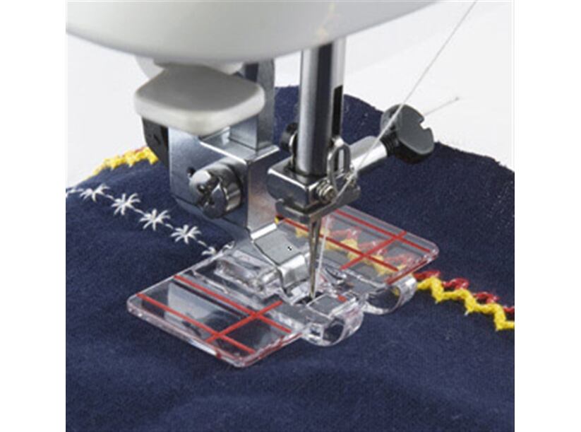 Špeciálna bordúrovacia pätka - pre paralelný steh rovný - Janome rot. ch.