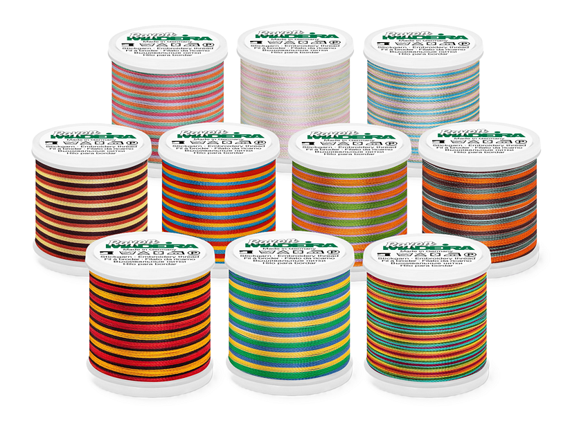Vyšívacia niť Madeira Rayon Multicolor č. 40 (200m)