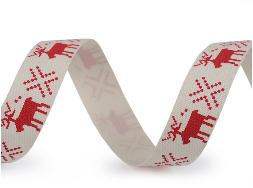 Bavlnená stuha (15 mm x 22,5 m) - sob