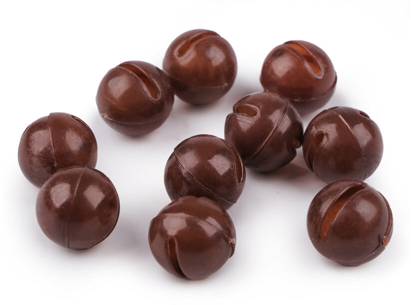 Chrastítko kulička (Ø20 mm) hnědé