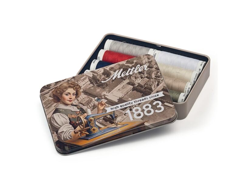 Sada šicích nití PES - SERALON 100 METTLER (8x200m) - nostalgia