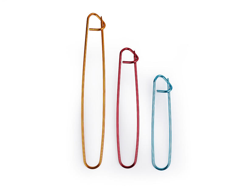 Zavírací jehlice (pomocné špendlíky) na pletení (3ks)