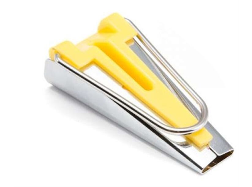 Zakladač šikmých prúžkov 12mm - žltý